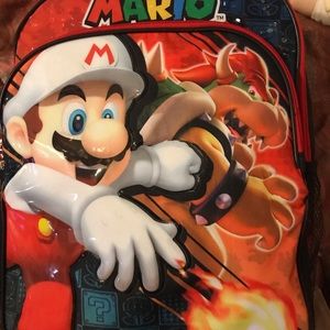 16" Super Mario BOWSER LUIGI WARIO Backpack